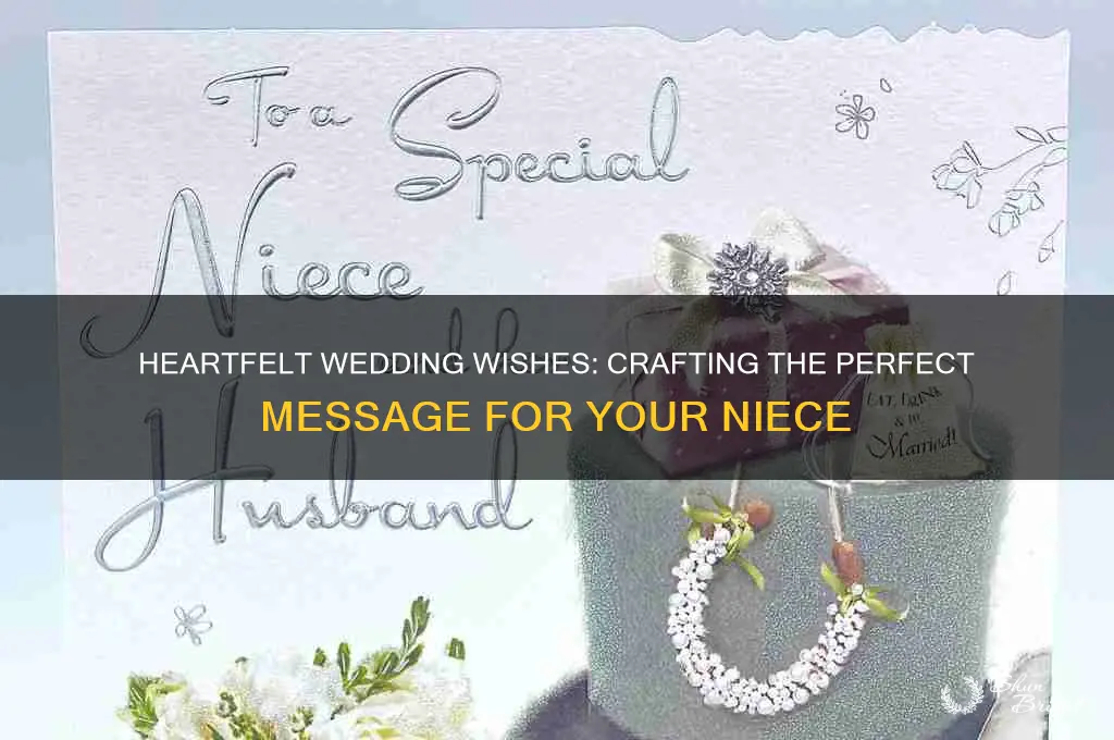 what to say in a wedding card for a niece