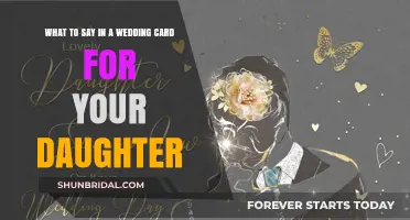 Heartfelt Wedding Card Messages for Your Daughter's Special Day