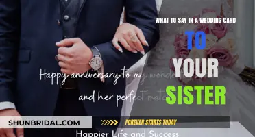 Heartfelt Wedding Wishes: Crafting the Perfect Message for Your Sister