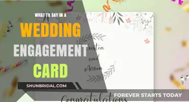 Heartfelt Words: Crafting the Perfect Wedding Engagement Card Message