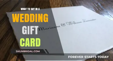 Thoughtful Wedding Wishes: Perfect Messages for Your Gift Card