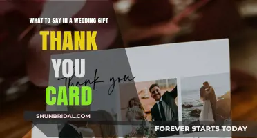 Heartfelt Words: Crafting the Perfect Wedding Gift Thank You Note