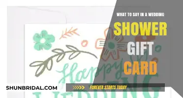 Perfect Wedding Shower Gift Card Messages: Thoughtful Words for the Happy Couple