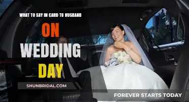 Heartfelt Words: Crafting the Perfect Wedding Day Card for Your Husband
