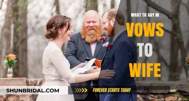 Crafting Heartfelt Vows: Words to Cherish Your Wife Forever