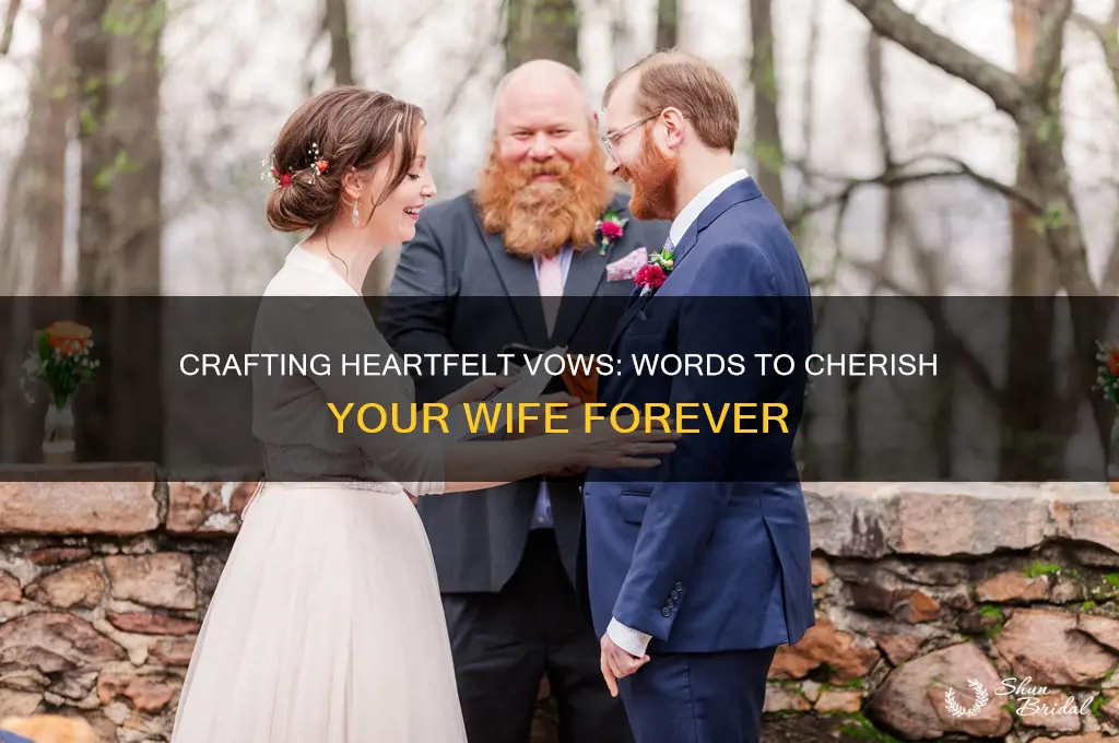 what to say in vows to wife