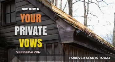 Crafting Heartfelt Private Vows: Words to Cherish Forever in Marriage