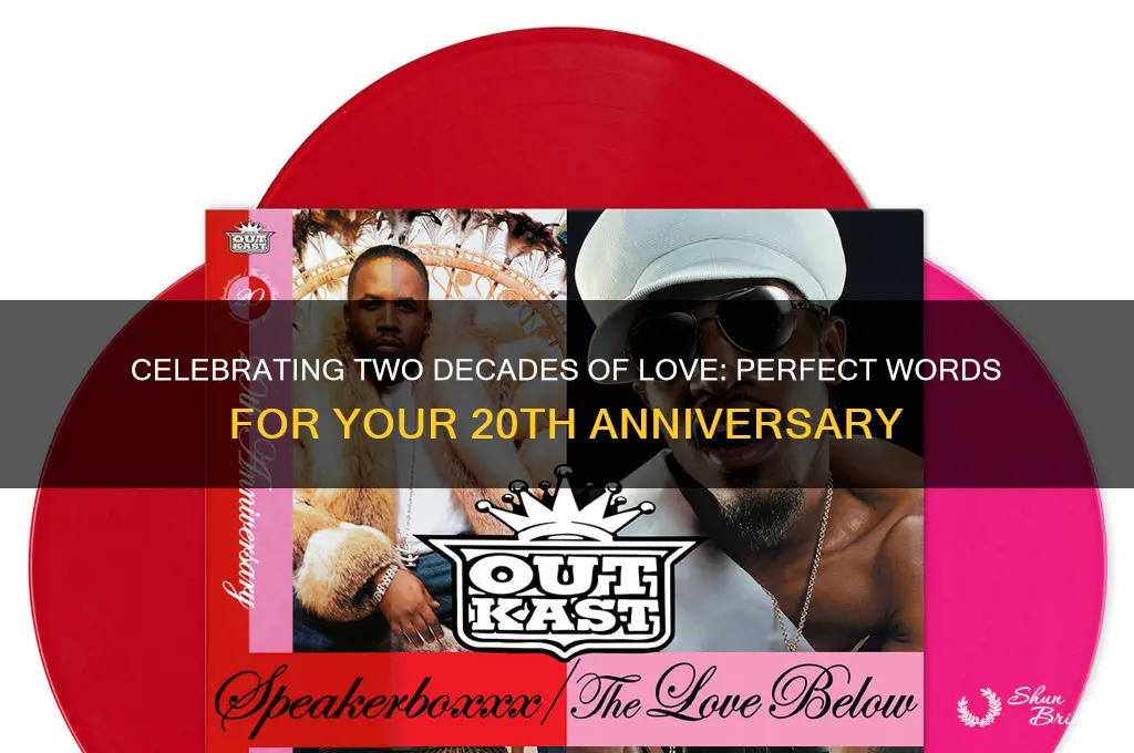 what to say on 20th wedding anniversary