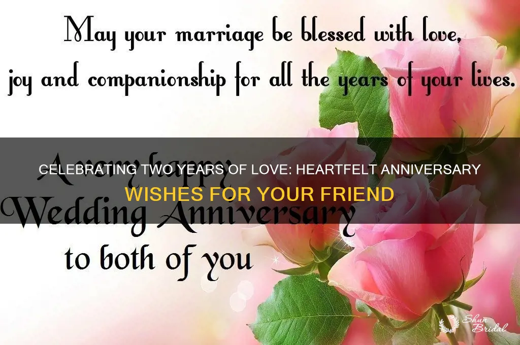 what to say on 2nd wedding anniversary to friend