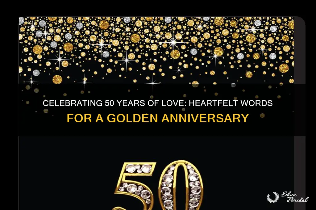 what to say on 50th wedding anniversary