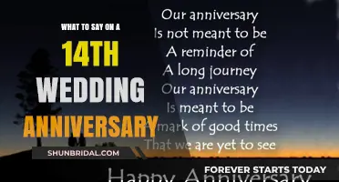 Celebrating 14 Years: Romantic Words to Share on Your Anniversary