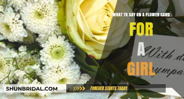 Sweet Sentiments: Crafting the Perfect Flower Card Message for Her