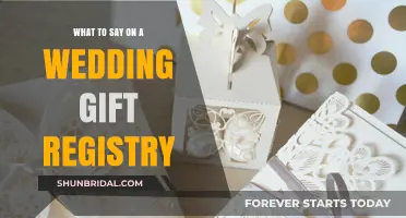 Perfect Wedding Registry Wording: Tips for Gracious and Clear Gift Requests