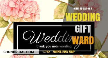 Thoughtful Wedding Gift Card Messages: Crafting Heartfelt Words for the Couple