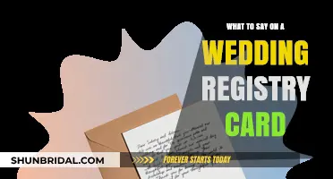 Thoughtful Wedding Registry Card Messages: Crafting Perfect Thank You Notes