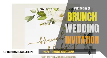 Brunch Nuptials: Crafting the Perfect Invitation Wording