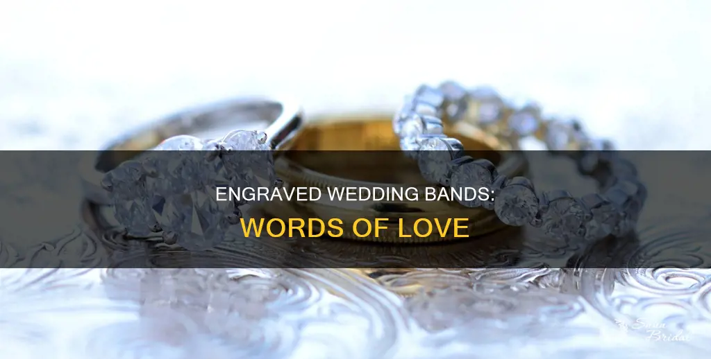 what to say on engraved wedding bands