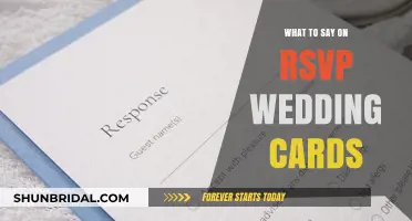 Perfect RSVP Responses: Crafting Thoughtful Wedding Card Messages