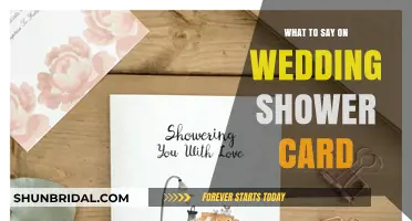 Heartfelt Wedding Shower Card Messages: Celebrate Love with Perfect Words