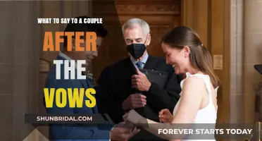 Heartfelt Words to Share with Newlyweds Post-Vows: A Guide