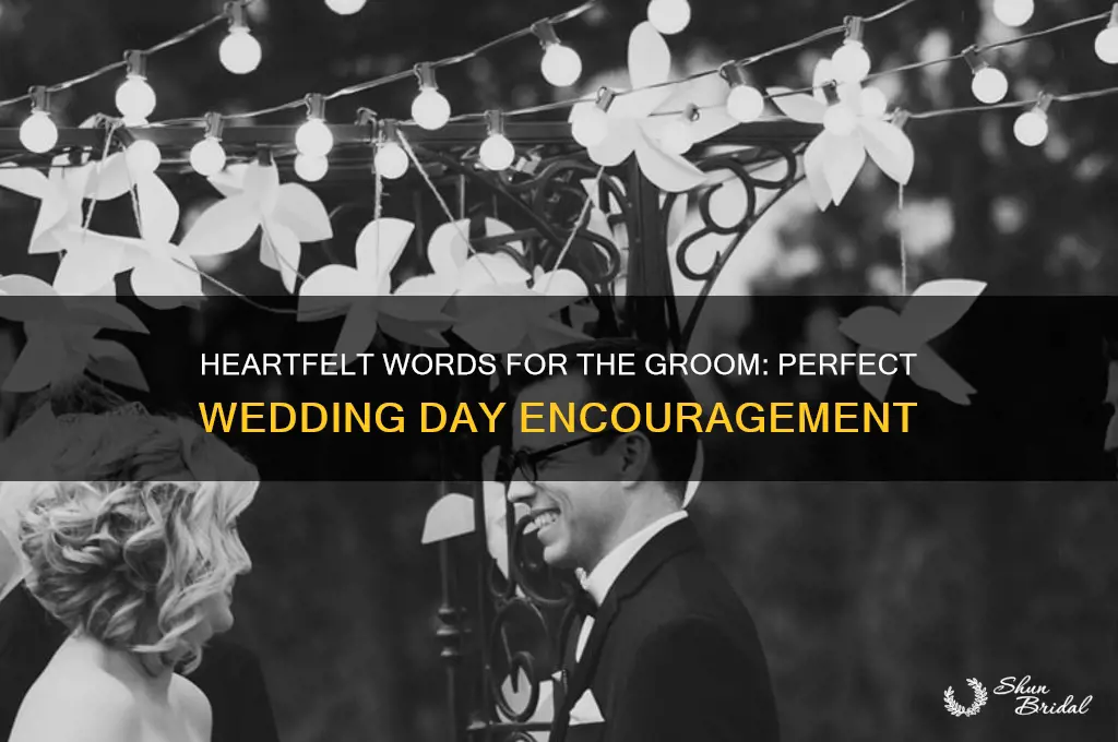 what to say to a groom on his wedding day