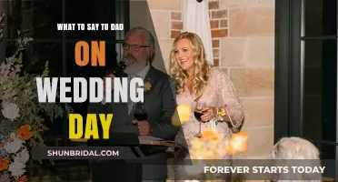 Honoring Dad: Heartfelt Words to Share on Your Wedding Day