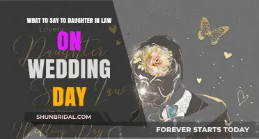Heartfelt Words for Your Daughter-in-Law on Her Wedding Day
