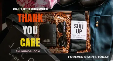 Heartfelt Words: Crafting the Perfect Groomsmen Thank You Card Message