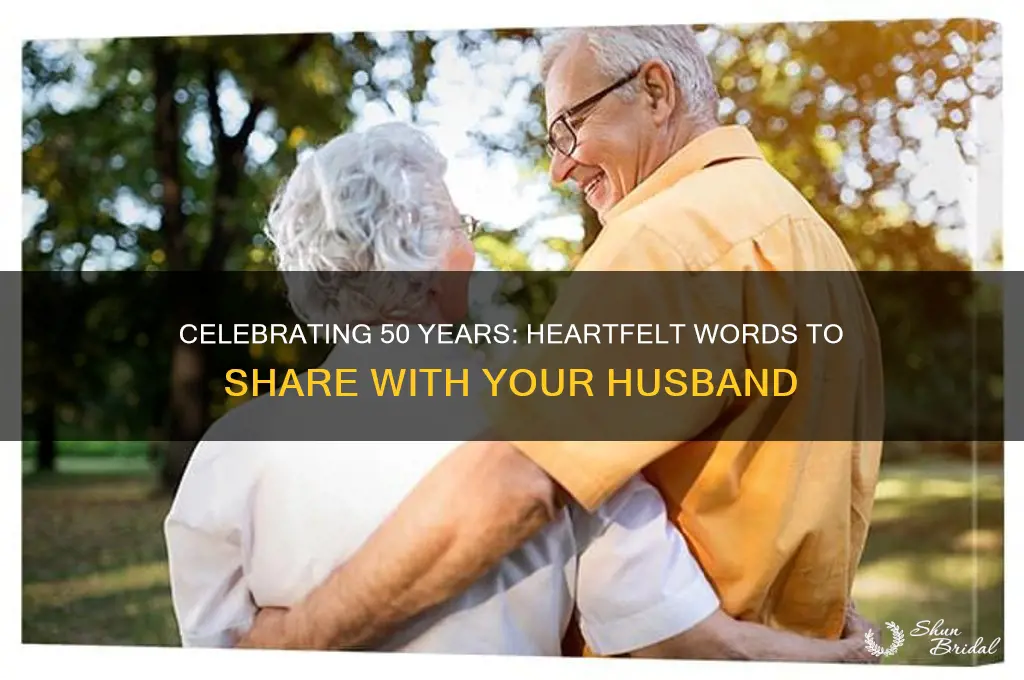what to say to husband on 50th wedding anniversary