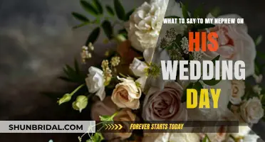 Heartfelt Wedding Wishes: Guiding Your Nephew on His Special Day