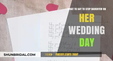 Heartfelt Words for Your Stepdaughter’s Wedding: A Stepparent’s Guide