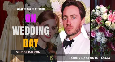 Heartfelt Words for Your Stepson: A Wedding Day Message Guide