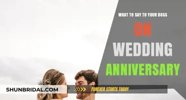 Thoughtful Ways to Congratulate Your Boss on Their Wedding Anniversary