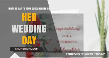 Heartfelt Words for Your Goddaughter: Celebrating Her Wedding Day
