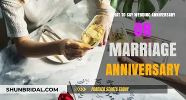 Wedding or Marriage Anniversary: Which Phrase Should You Use?