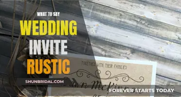 Rustic Wedding Invites: Crafting the Perfect Words