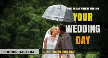 Rainy Wedding Bliss: Turning Showers into Memorable Moments
