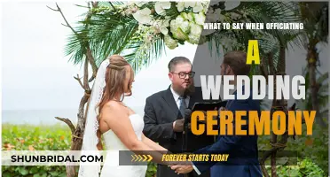 Crafting Perfect Words: Officiating a Wedding Ceremony with Grace and Meaning