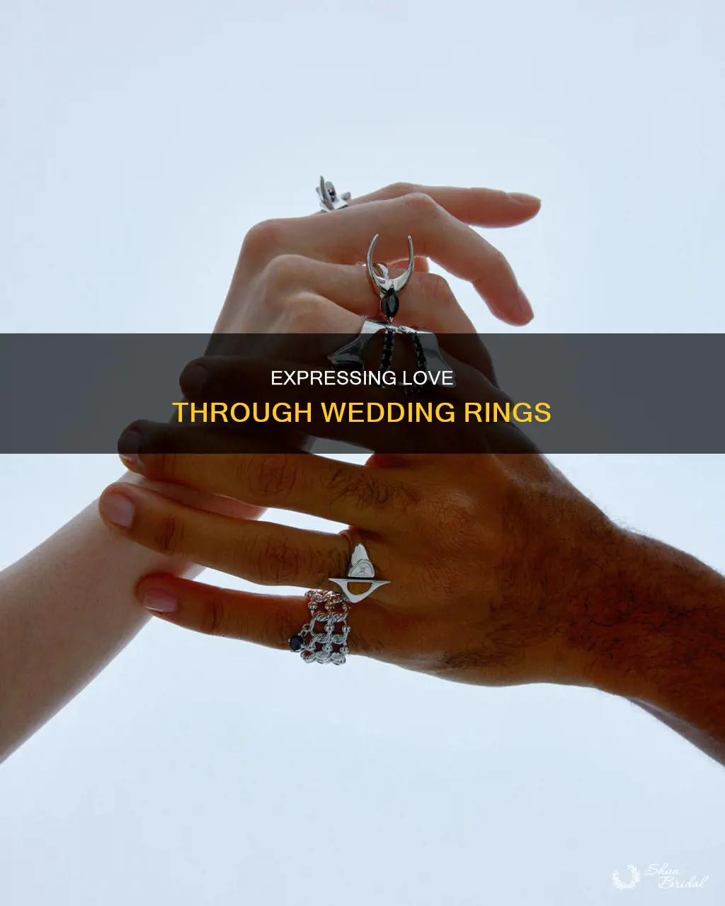 what to say when presenting rings wedding