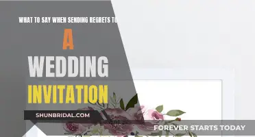 Declining Wedding Invites: Crafting a Thoughtful Regret Message