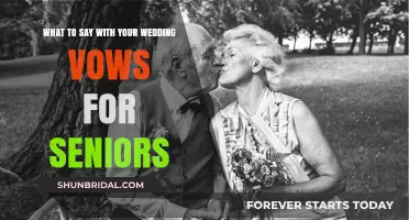 Timeless Love: Crafting Heartfelt Wedding Vows for Seniors