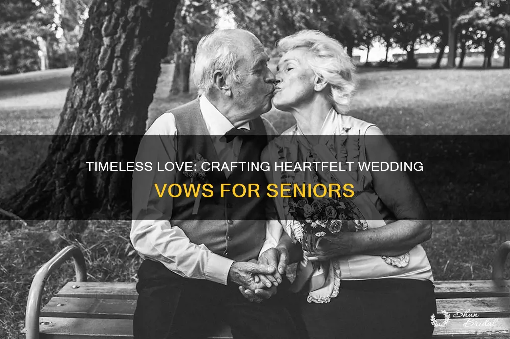 what to say with your wedding vows for seniors