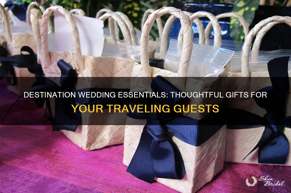 what to send to guests of a destination wedding