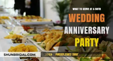 Celebrate 50 Years of Love: Elegant Anniversary Party Menu Ideas
