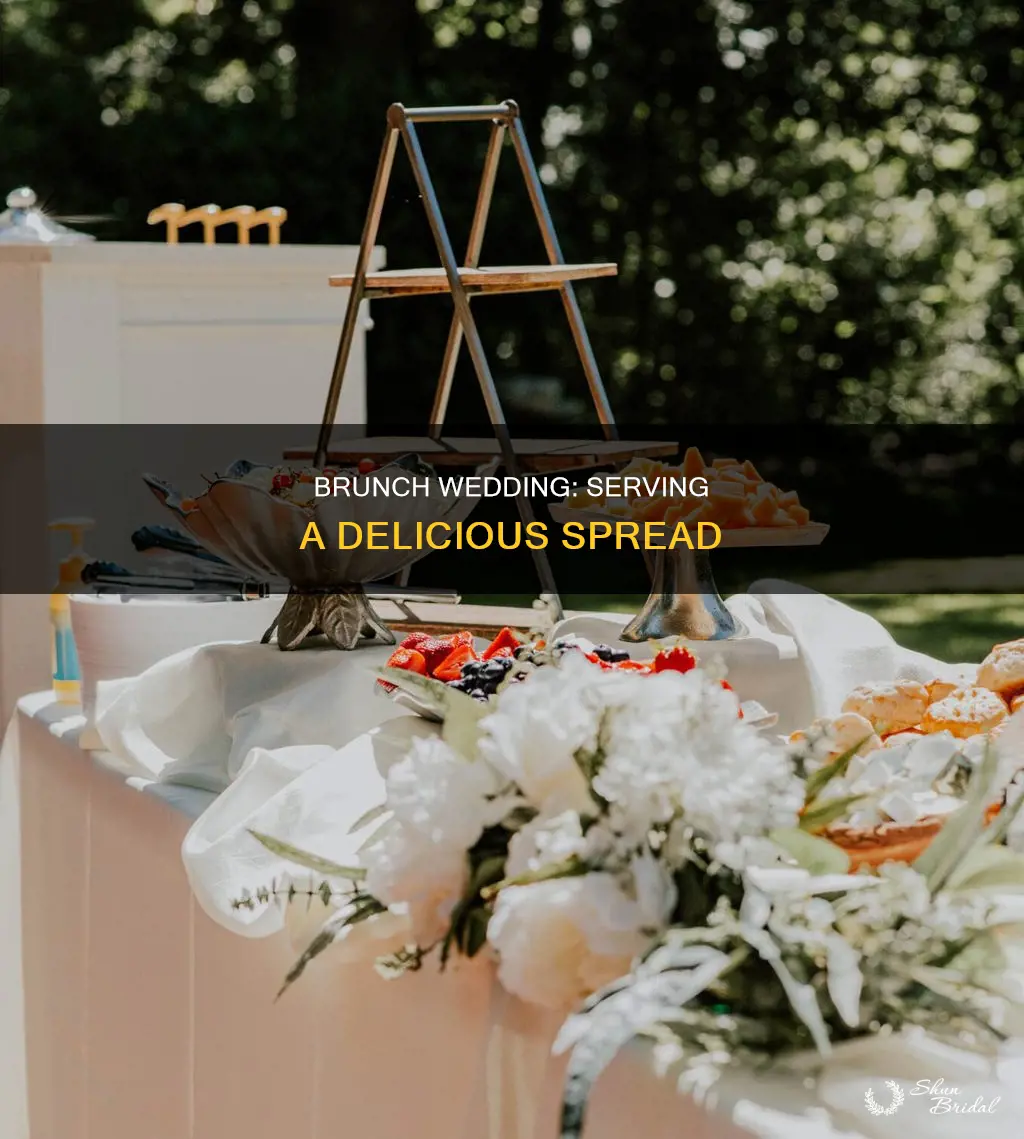 what to serve at a brunch wedding reception