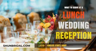 Delicious Lunch Reception Ideas for Your Wedding