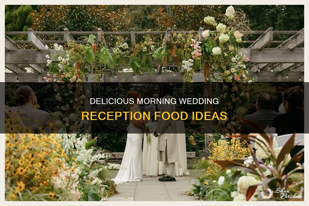 what to serve at a morning wedding reception