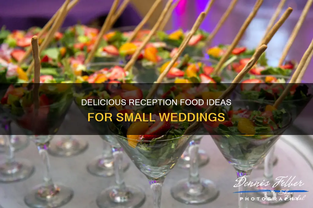 what to serve at a small wedding reception