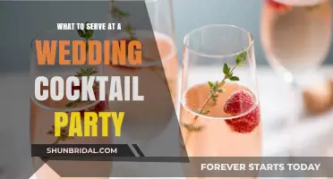 Elegant Wedding Cocktail Party: Creative Drink & Appetizer Ideas to Impress