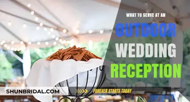 Outdoor Wedding Reception Food and Drink Ideas